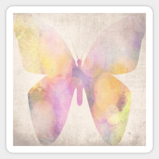 Flower Butterfly Sticker by Marsal